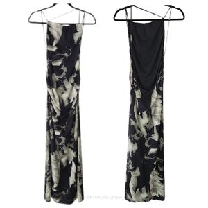 PRETTY GARBAGE | Backless Bodycon Green & Black Dress